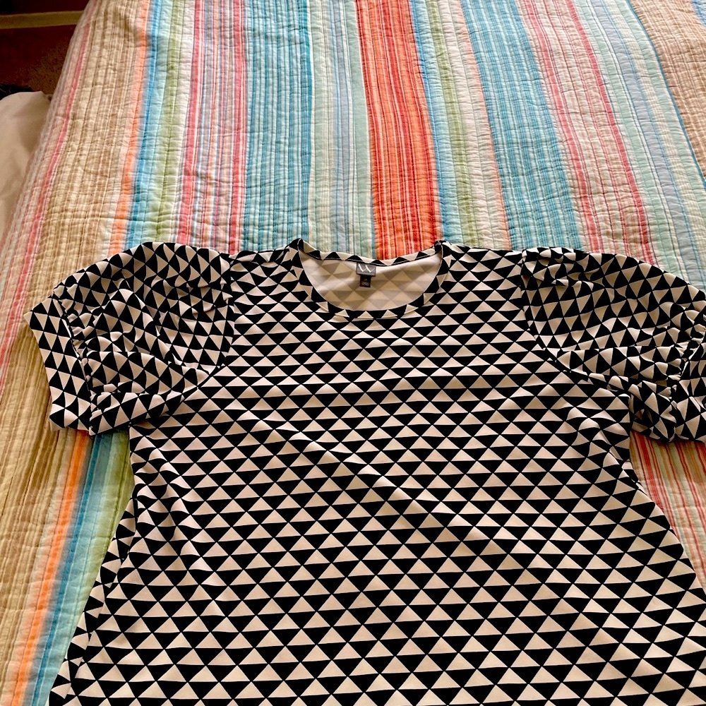 Puffy sleeve blouse by Worthington